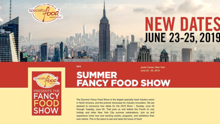 Summer Fancy Food Show 2019