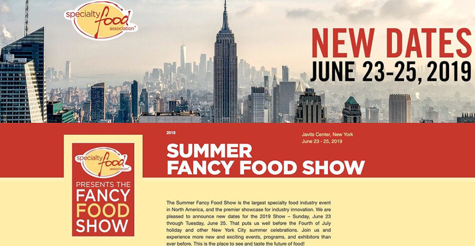 Summer Fancy Food Show 2019